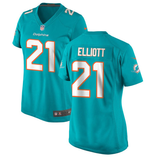 DeShon Elliott Miami Dolphins Nike Women's Game Jersey - Aqua