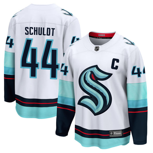 Jimmy Schuldt Seattle Kraken Fanatics Branded Away Breakaway Jersey - White
