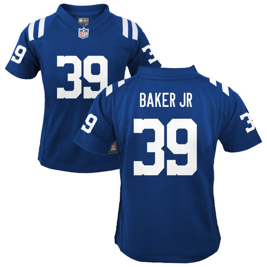 Darrell Baker Jr Nike Indianapolis Colts Youth Game Jersey - Royal