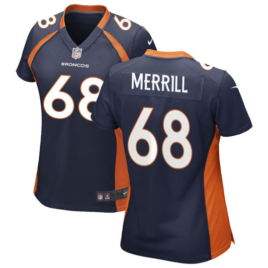 Forrest Merrill Denver Broncos Nike Women's Alternate Game Jersey - Navy