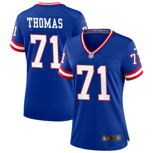 Jaylon Thomas New York Giants Nike Women's Classic Game Jersey - Royal