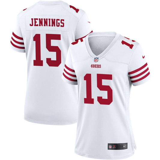 Jauan Jennings San Francisco 49ers Nike Women's Game Jersey - White