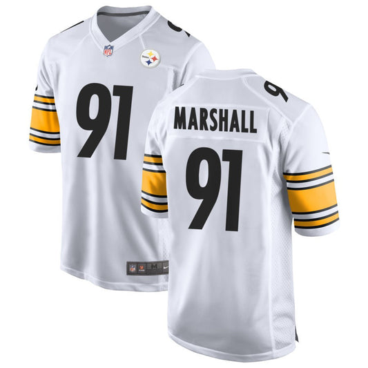 Jonathan Marshall Pittsburgh Steelers Nike Game Jersey - White