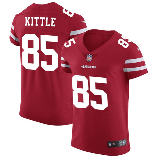 George Kittle San Francisco 49ers Nike Vapor Untouchable Elite Jersey - Scarlet
