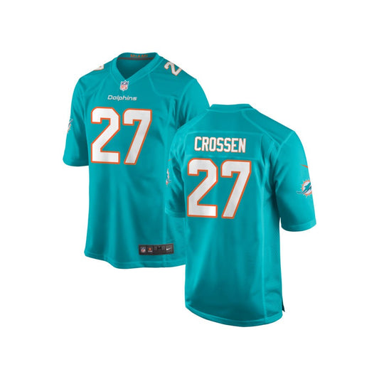 Keion Crossen Miami Dolphins Nike Youth Game Jersey - Aqua