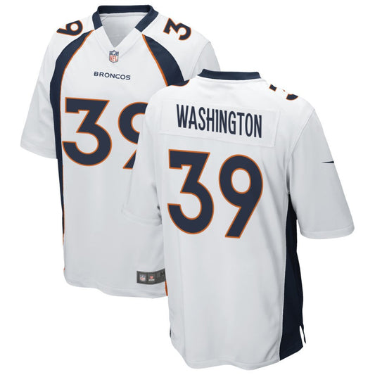 Dwayne Washington Denver Broncos Nike Game Jersey - White