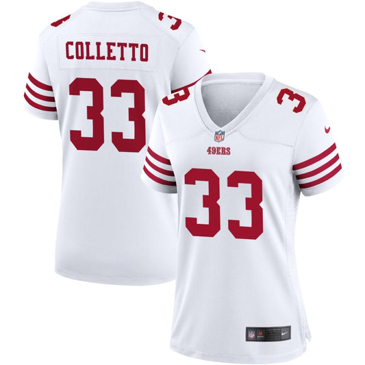 Jack Colletto San Francisco 49ers Nike Women's Game Jersey - White