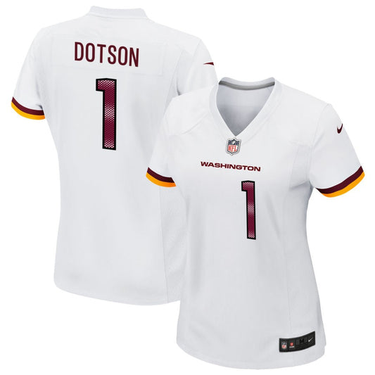 Jahan Dotson Washington Commanders Nike Women's Game Player Jersey - White
