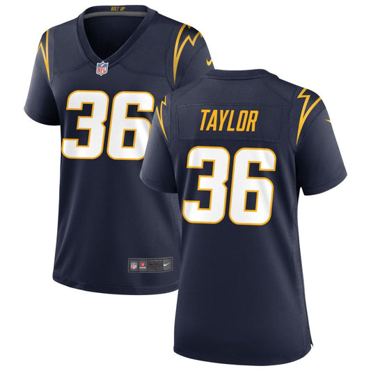 Ja'Sir Taylor Los Angeles Chargers Nike Women's Alternate Game Jersey - Navy