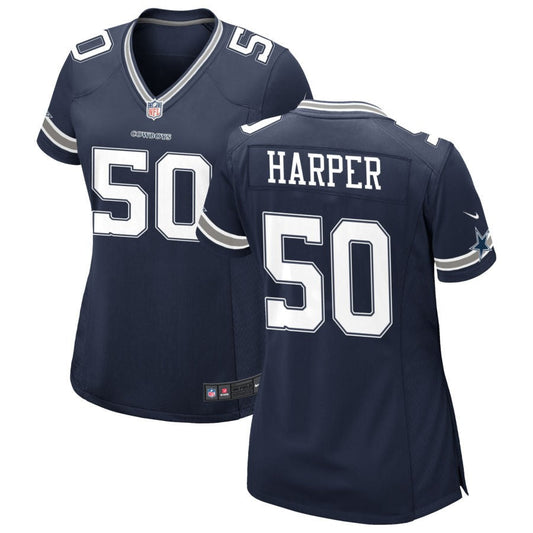 Devin Harper Dallas Cowboys Nike Women's Game Jersey - Navy