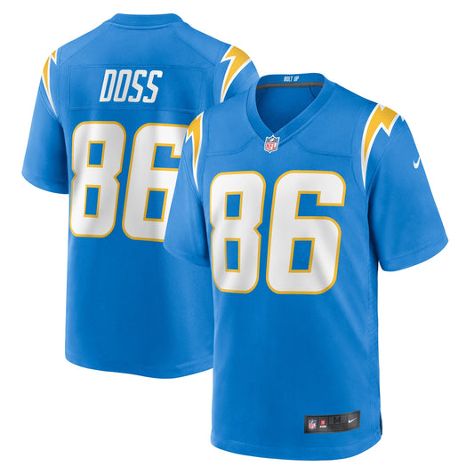 Keelan Doss Los Angeles Chargers Nike Home Game Player Jersey - Powder Blue