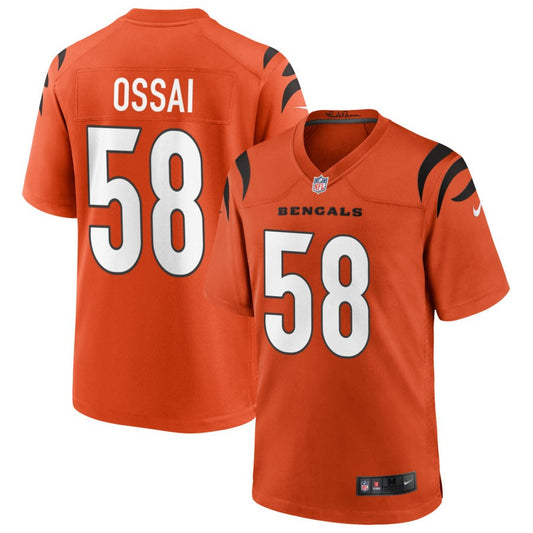 Joseph Ossai Cincinnati Bengals Nike Youth Alternate Game Jersey - Orange