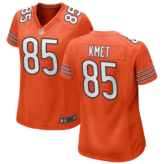 Cole Kmet Chicago Bears Nike Women's Alternate Game Jersey - Orange
