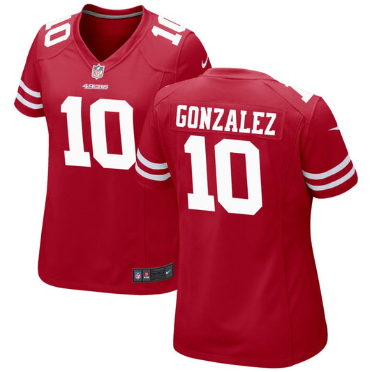 Zane Gonzalez San Francisco 49ers Nike Women's Game Jersey - Scarlet
