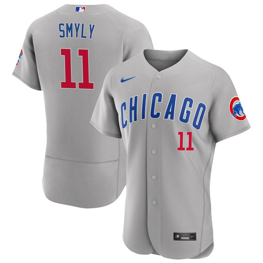 Drew Smyly Chicago Cubs Nike Road Authentic Jersey - Gray