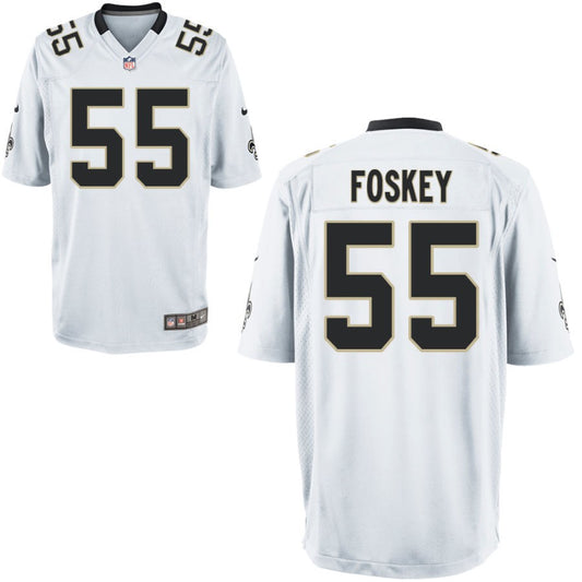 Isaiah Foskey Nike New Orleans Saints Youth Game Jersey