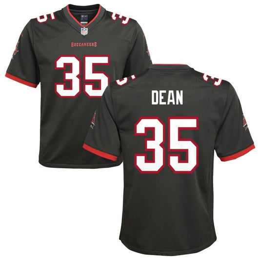 Jamel Dean Tampa Bay Buccaneers Nike Youth Alternate Game Jersey - Pewter