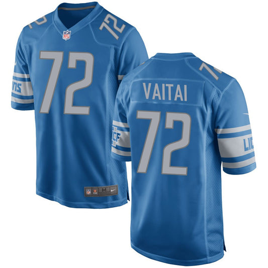 Halapoulivaati Vaitai Detroit Lions Nike Game Jersey - Blue
