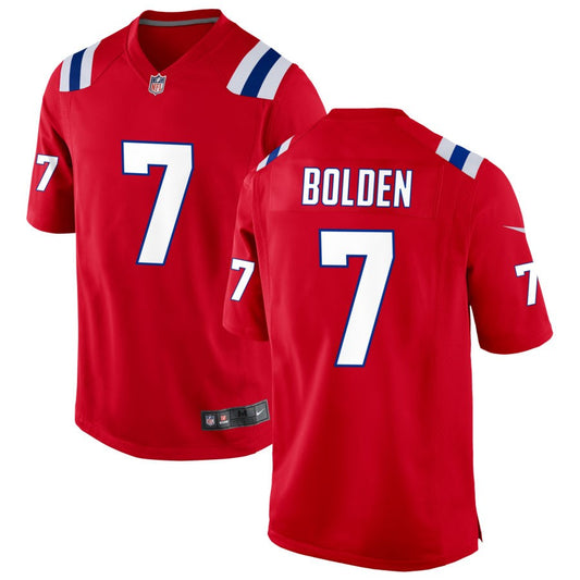 Isaiah Bolden New England Patriots Nike Alternate Jersey - Red