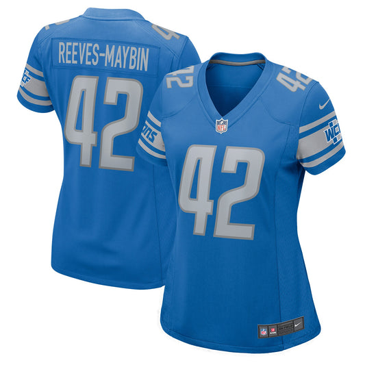 Jalen Reeves-Maybin Detroit Lions Nike Women's Game Jersey - Blue