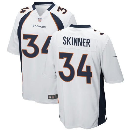 JL Skinner Denver Broncos Nike Game Jersey - White