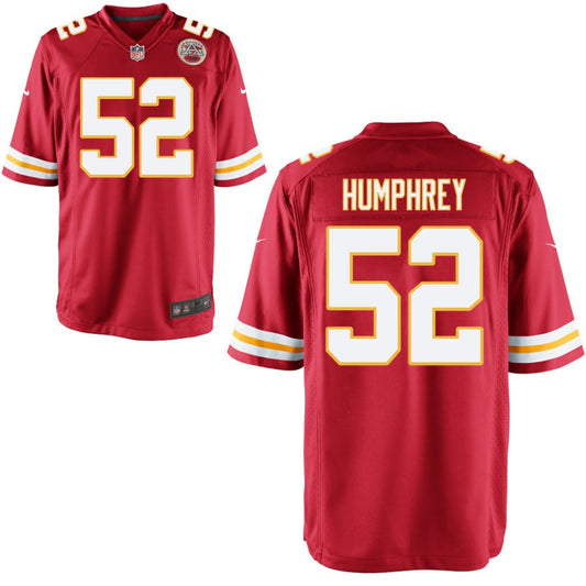 Creed Humphrey Kansas City Chiefs Nike Youth Game Jersey - Red