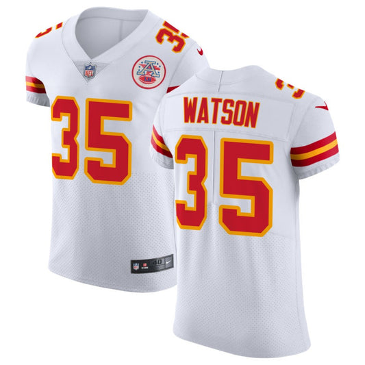 Jaylen Watson Kansas City Chiefs Nike Vapor Untouchable Elite Jersey - White