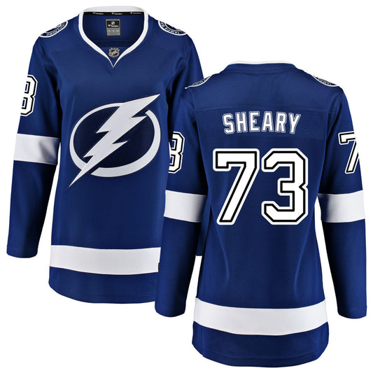 Conor Sheary Tampa Bay Lightning Fanatics Branded Women's Home Breakaway Jersey - Blue