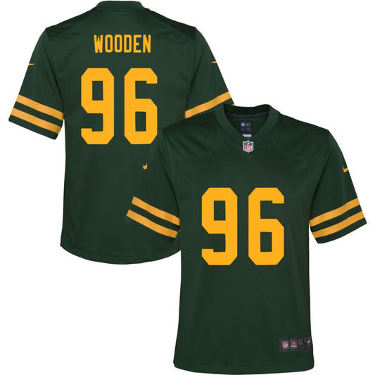 Colby Wooden Green Bay Packers Nike Youth Alternate Jersey - Green