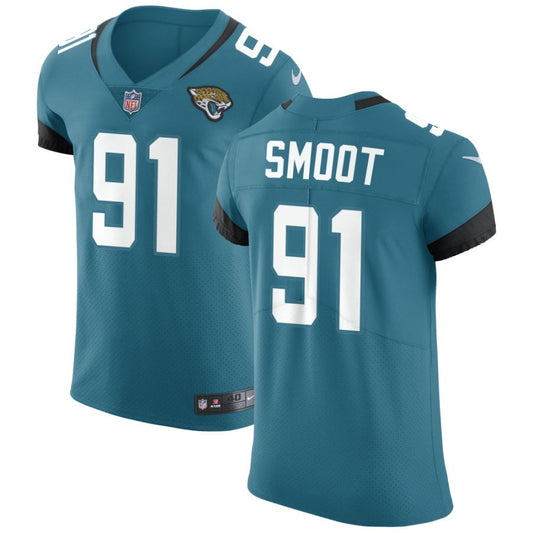 Dawuane Smoot Jacksonville Jaguars Nike Vapor Untouchable Elite Jersey - Teal