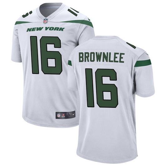 Jason Brownlee New York Jets Nike Youth Game Jersey - White