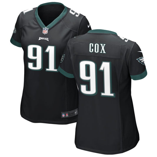 Fletcher Cox Philadelphia Eagles Nike Women's Alternate Game Jersey - Black