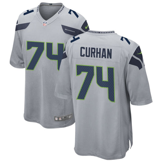 Jake Curhan Seattle Seahawks Nike Youth Game Jersey - Gray