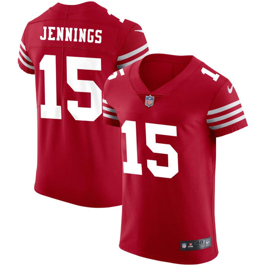 Jauan Jennings San Francisco 49ers Nike Vapor Elite Jersey - Scarlet