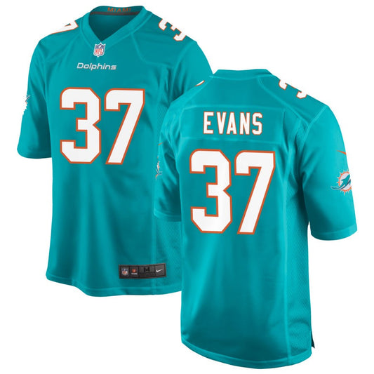 Darrynton Evans Miami Dolphins Nike Game Jersey - Aqua