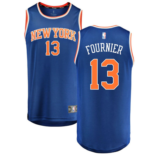 Evan Fournier New York Knicks Fanatics Branded Fast Break Replica Jersey Blue - Icon Edition