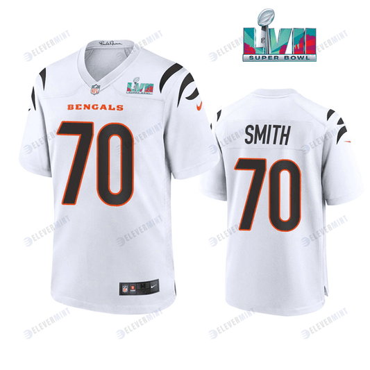 D'Ante 70 Smith Cincinnati Bengals Super Bowl LVII Men Game Jersey