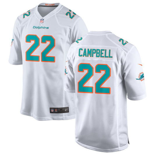 Elijah Campbell Miami Dolphins Nike Game Jersey - White
