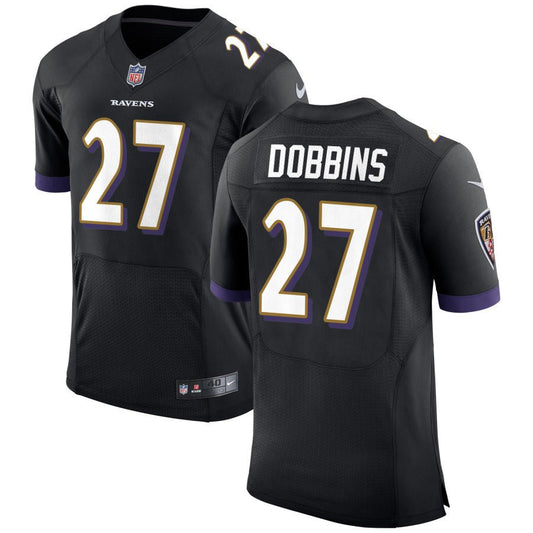 J.K. Dobbins Baltimore Ravens Nike Speed Machine Elite Jersey - Black