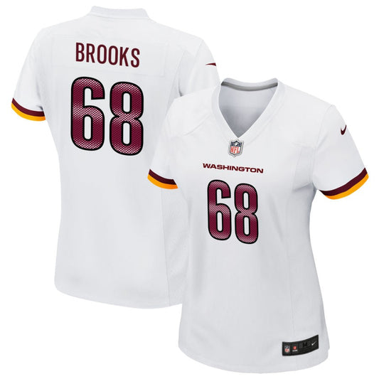 Curtis Brooks Washington Commanders Nike Women's Game Player Jersey - White