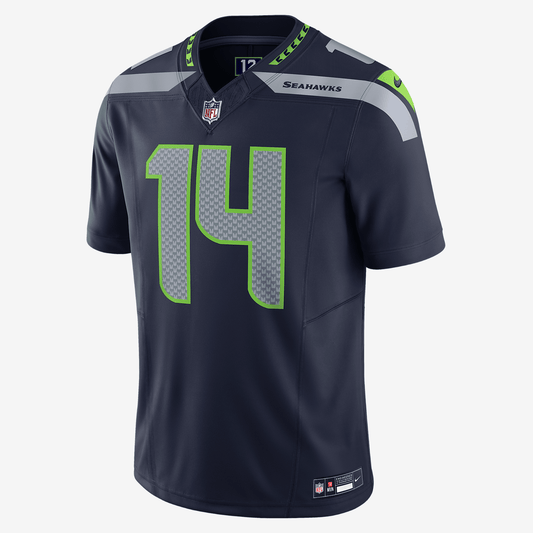 DK Metcalf Seattle Seahawks Men's Nike Dri-FIT NFL Limited Football Jersey - Navy