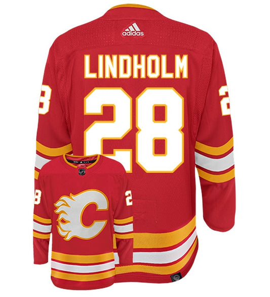 Elias Lindholm Calgary Flames Adidas Primegreen Authentic NHL Hockey Jersey