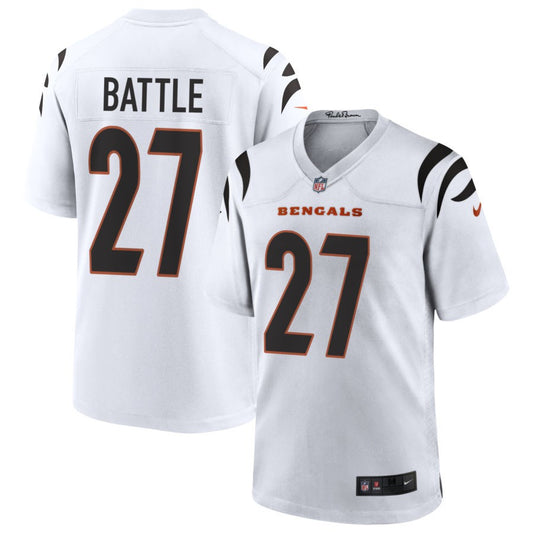 Jordan Battle Cincinnati Bengals Nike Game Jersey - White
