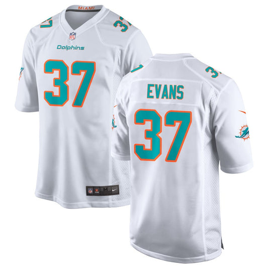 Darrynton Evans Miami Dolphins Nike Game Jersey - White