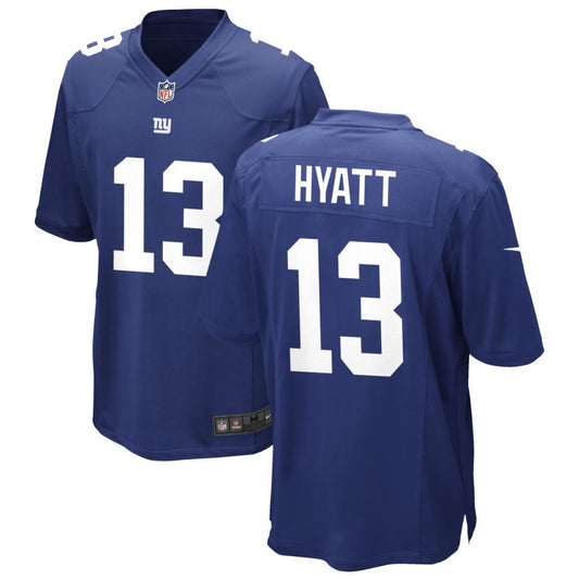 Jalin Hyatt New York Giants Nike Game Jersey - Royal