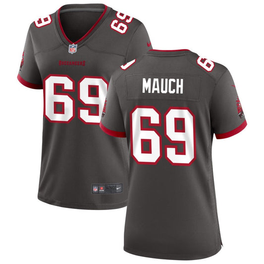 Cody Mauch Tampa Bay Buccaneers Nike Women's Alternate Game Jersey - Pewter