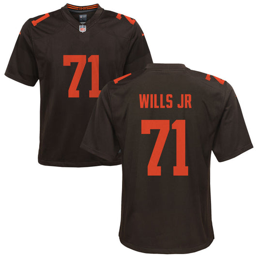 Jedrick Wills Jr Cleveland Browns Nike Youth Alternate Game Jersey - Brown
