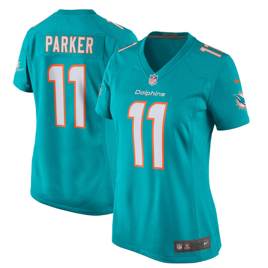 DeVante Parker Miami Dolphins Nike Women's New 2018 Game Jersey - Aqua