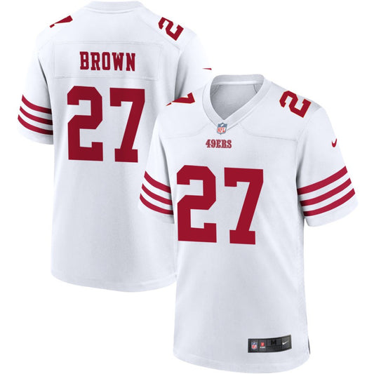 Ji'Ayir Brown San Francisco 49ers Nike Youth Game Jersey - White
