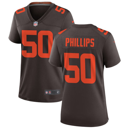 Jacob Phillips Cleveland Browns Nike Women's Alternate Game Jersey - Brown